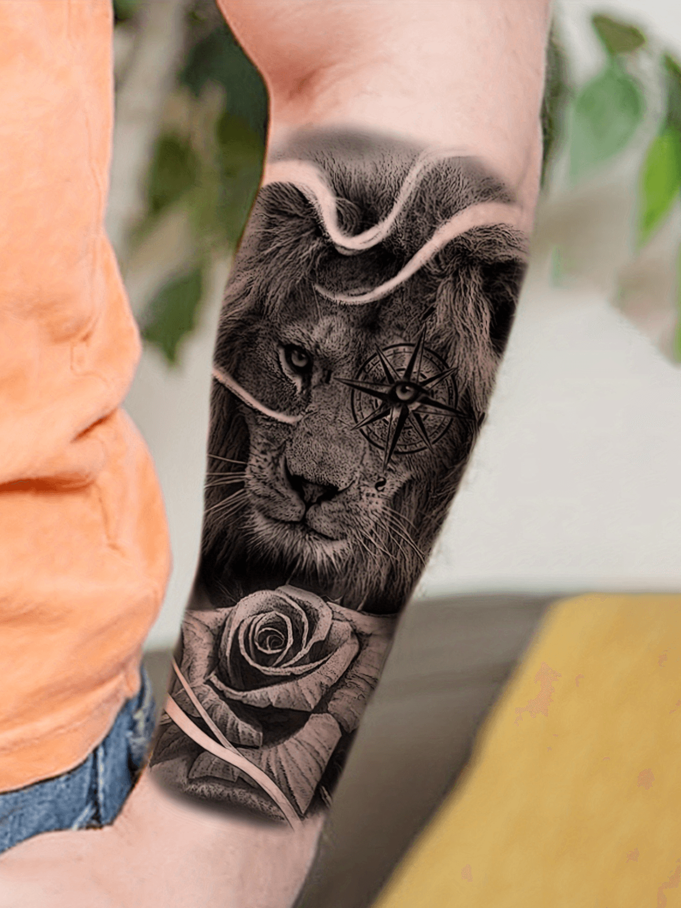 Animal and Skull Tattoo Patch